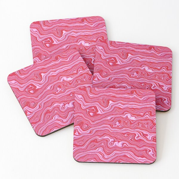 Item preview, Red Marble fluid tie dye pattern designed and sold by bradm50.