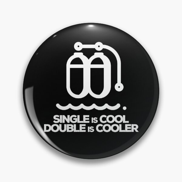 Item preview, Single Is Cool, Double Is Cooler designed and sold by StudioAquaLumos.