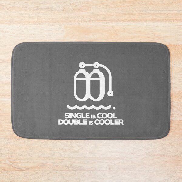 Item preview, Single Is Cool, Double Is Cooler designed and sold by StudioAquaLumos.