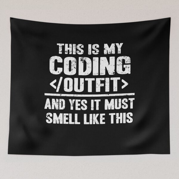 Item preview, This Is My Coding Outfit Funny Programmer Gift designed and sold by Stronzi.