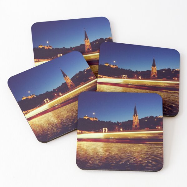 Item preview, Nightscape in Lyon, France | Low-speed Photography designed and sold by CarolinaReina.