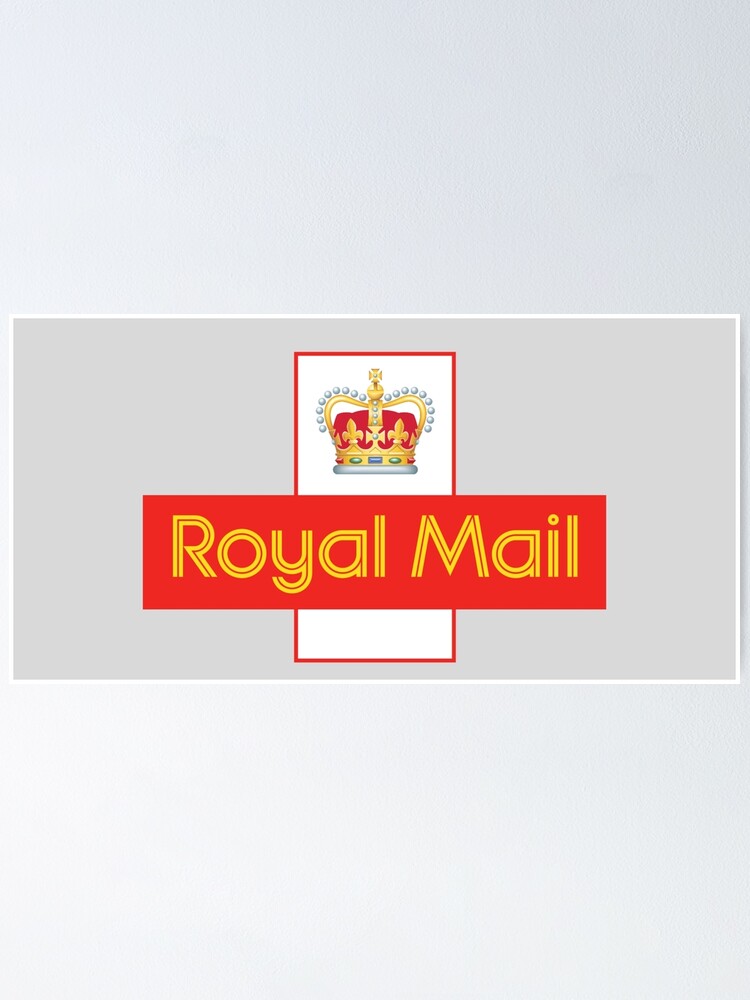 "royal mail" Poster for Sale by MediaMerch Redbubble