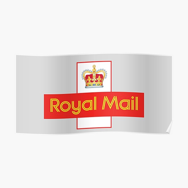 "royal mail" Poster for Sale by MediaMerch Redbubble