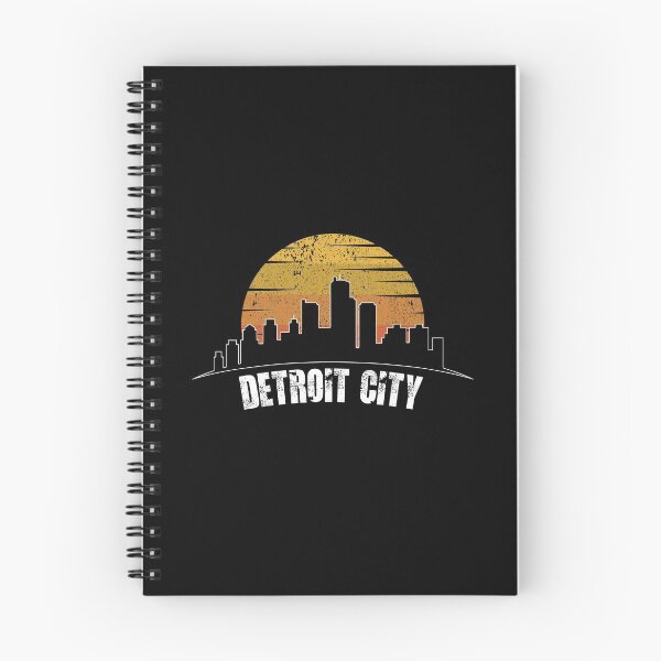 Item preview, Detroit City Skyscraper Skylines Vintage Sunset Retro designed and sold by gpsapparel.