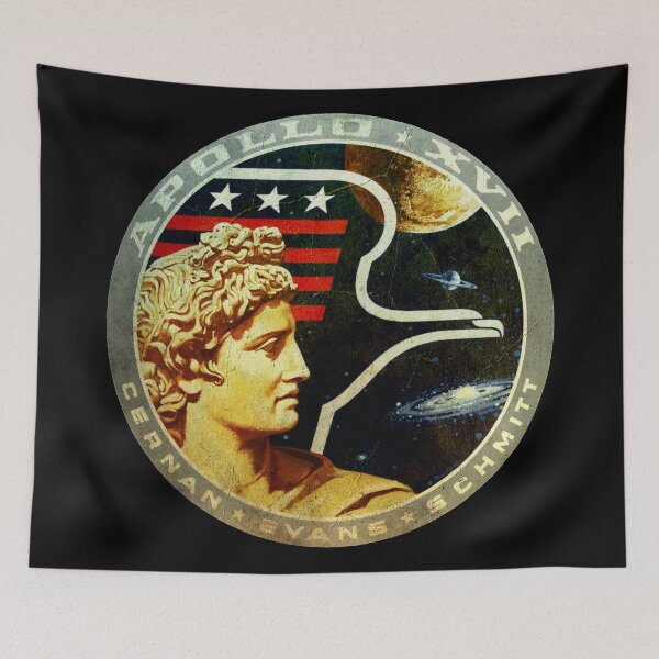 Item preview, vintage Apollo 17 logo designed and sold by trendistudio.