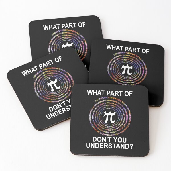 Item preview, What Part Of Don't You Understand Spiral Pi Math Pi Day Gift designed and sold by Shariss.