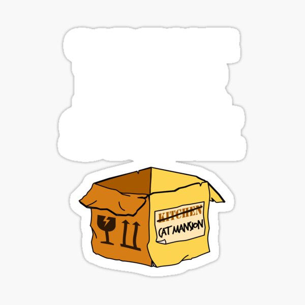 Item preview, Cat Home For Sale Funny Cats Lovers Gift Kitty Box designed and sold by Stronzi.
