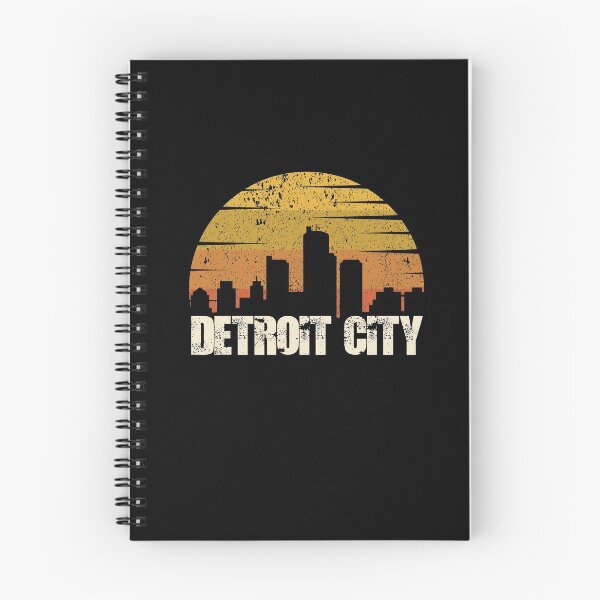 Item preview, Detroit City Skyscraper Skylines Vintage Sunset Retro designed and sold by gpsapparel.