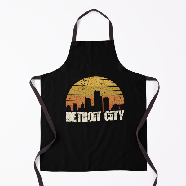Item preview, Detroit City Skyscraper Skylines Vintage Sunset Retro designed and sold by gpsapparel.