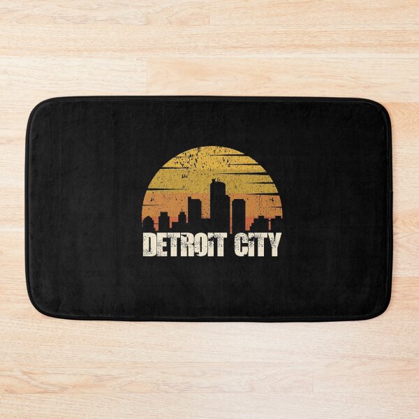 Item preview, Detroit City Skyscraper Skylines Vintage Sunset Retro designed and sold by gpsapparel.