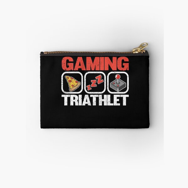 Item preview, Funny Gaming Triathlet Pizza Sleep Gamer Gift Player Games designed and sold by Stronzi.