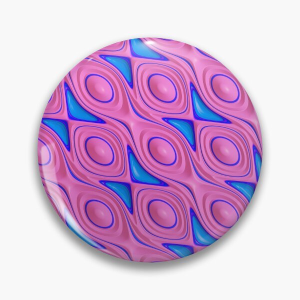 Item preview, Pink and Blue ovals Abstract Art Pattern designed and sold by bradm50.