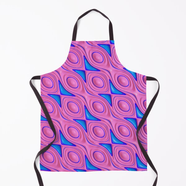 Item preview, Pink and Blue ovals Abstract Art Pattern designed and sold by bradm50.