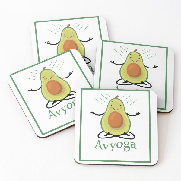 Item preview, Avyoga, Avocado doing yoga. designed and sold by Omar Fawzy.