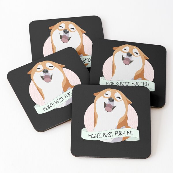 Item preview, Happy Shiba Inu - Mans Best Furend designed and sold by Lady Grim.