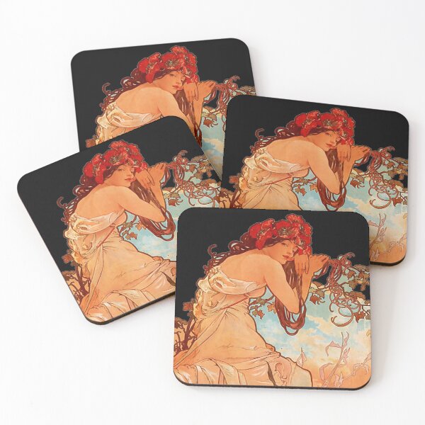 Item preview, Art Nouveau illustration designed and sold by ZvekiVintage.