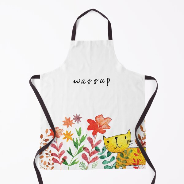 Item preview, Wassup Cute Cat Hiding In Flowers designed and sold by TangledSquid.
