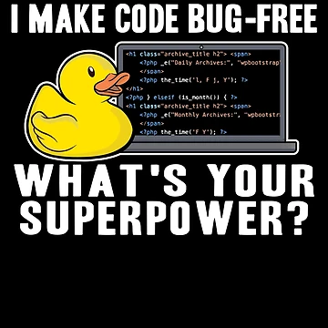 Vorschaubild zum Design Programmierer Ente Programmieren Debugging Lustig von Stronzi