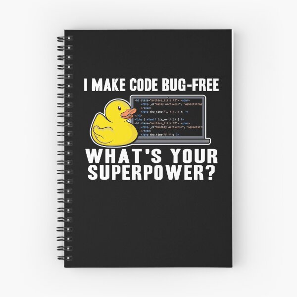 Item preview, Funny Rubber Duck Debugging Superpower Coding Gift designed and sold by Stronzi.