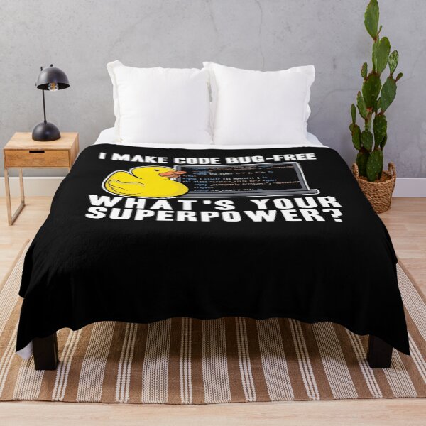 Item preview, Funny Rubber Duck Debugging Superpower Coding Gift designed and sold by Stronzi.