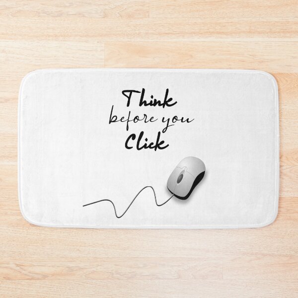 Item preview, Think before you Click designed and sold by engineram.