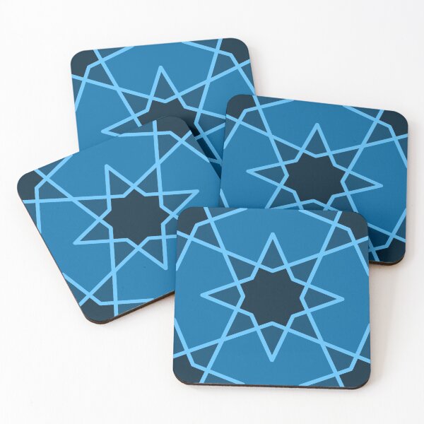 Item preview, Geometric Pattern: Octagram: Blueberry designed and sold by Red Wolf.