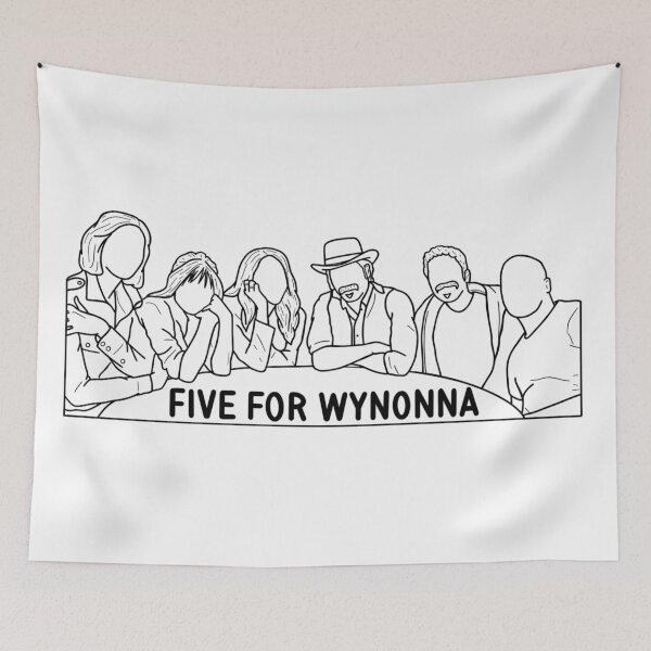 Item preview, Five For Wynonna | Wynonna Earp | Fight For Wynonna | Black Line designed and sold by EarpBands.