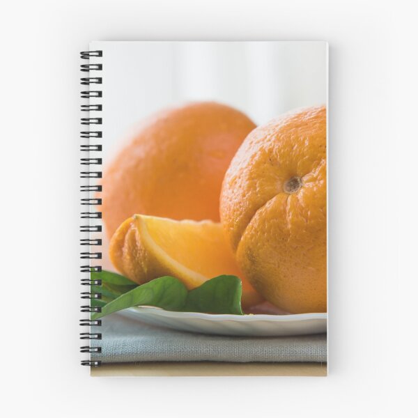 Item preview, rodajas de fruta naranja y hojas verdes designed and sold by Alexx60.