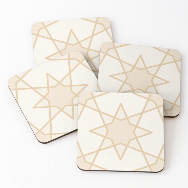Item preview, Geometric Pattern: Octagram: Linen designed and sold by Red Wolf.
