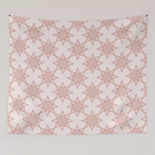 Item preview, Geometric Pattern: Octagram: Peach designed and sold by Red Wolf.