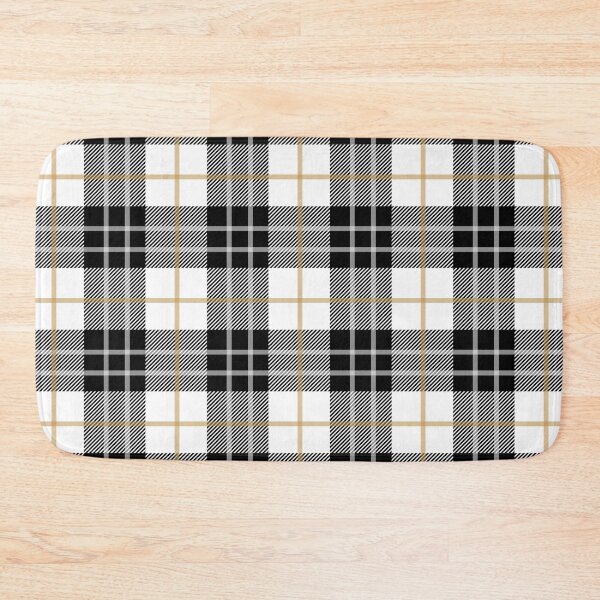 Item preview, White and Black Plaid pattern designed and sold by Found Dream.
