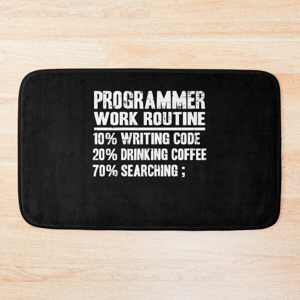 Item preview, Funny Programmer Work Routine Gift Coding Coffee designed and sold by Stronzi.