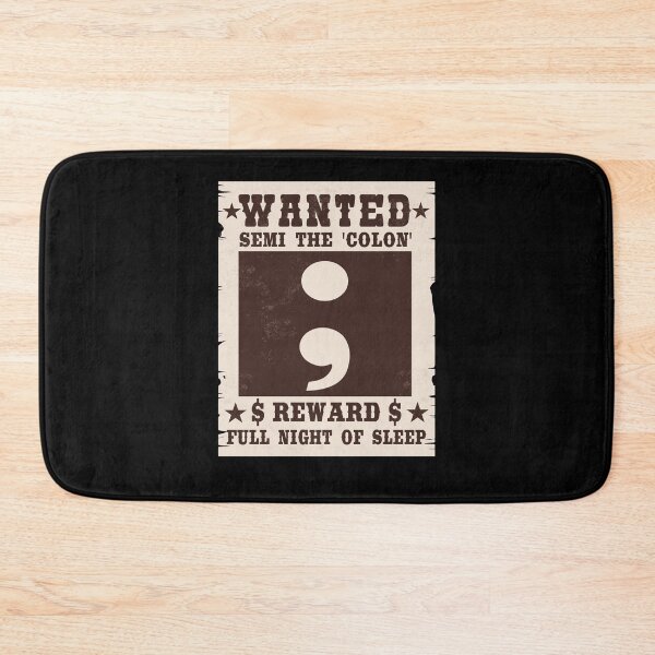 Item preview, Funny Wanted Poster Semicolon Programmer Gift designed and sold by Stronzi.