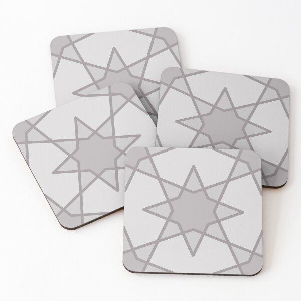 Item preview, Geometric Pattern: Octagram: Platinum designed and sold by Red Wolf.