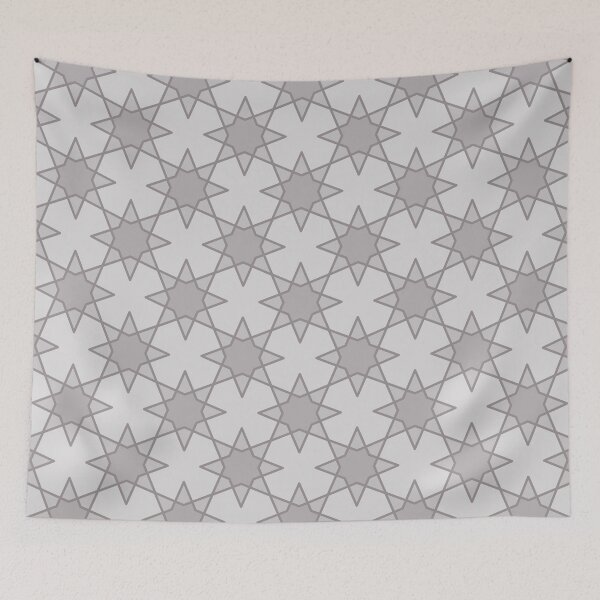 Item preview, Geometric Pattern: Octagram: Platinum designed and sold by Red Wolf.
