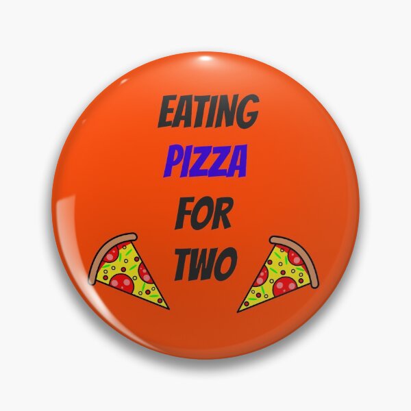 Item preview, Eating pizza for two designed and sold by KrisAng.