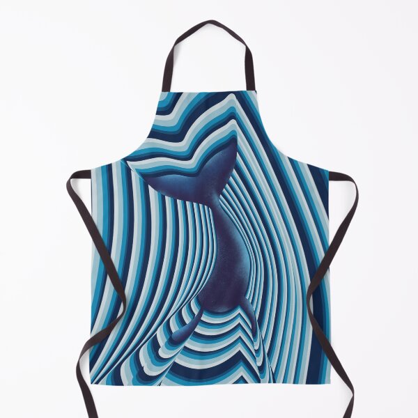 Item preview, Blue whale with flippers swimming designed and sold by unepommedeterre.