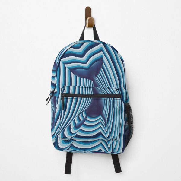 Item preview, Blue whale with flippers swimming designed and sold by unepommedeterre.