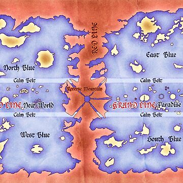 ONE PIECE Grand Line map by jurassicdinodrew on DeviantArt