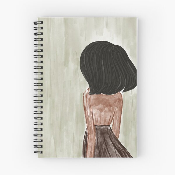 Item preview, Girl with Short Hair Back designed and sold by tinyolstudio.