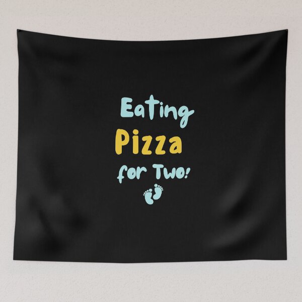 Item preview, Eating Pizza for Two Blue Design Baby Boy designed and sold by Flow-Store.
