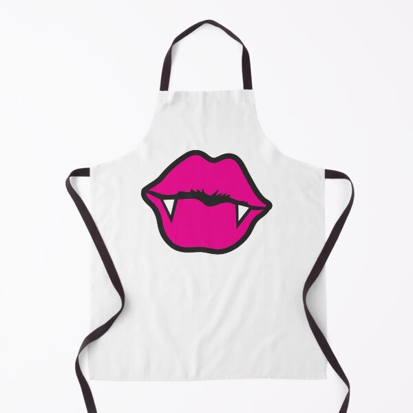 Item preview, Vampire kiss Lips pink with teeth designed and sold by jazzydevil.