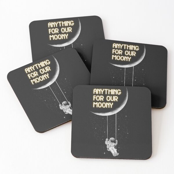 Item preview, Anything for our moony -  moon, wolfstar, astro design designed and sold by Alessandro Portavoce.