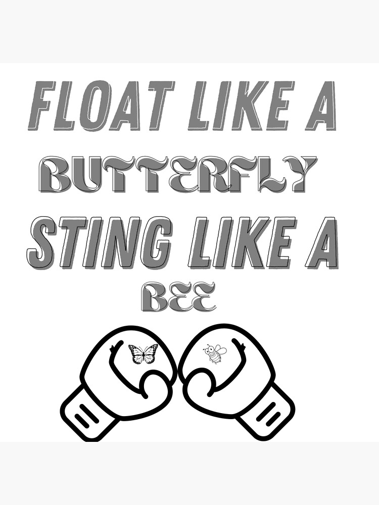 Float Like A Butterfly Poster By Agroove Redbubble