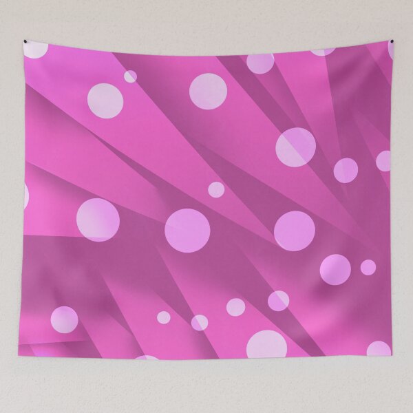 Item preview, Polka Dots Pattern in Violet and White Design 574 designed and sold by Artnigel.