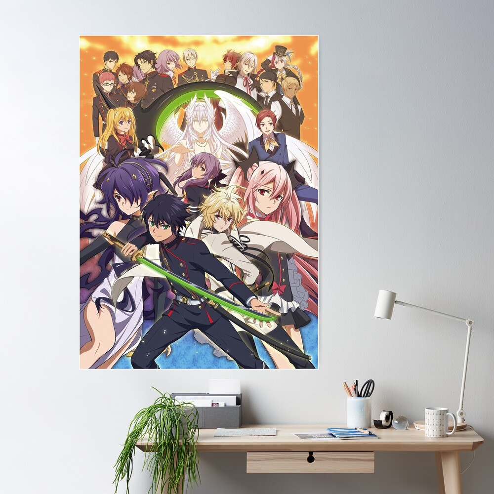 Seraph Of The End - Guren Ichinose & Ferid Bathory Wall Scroll