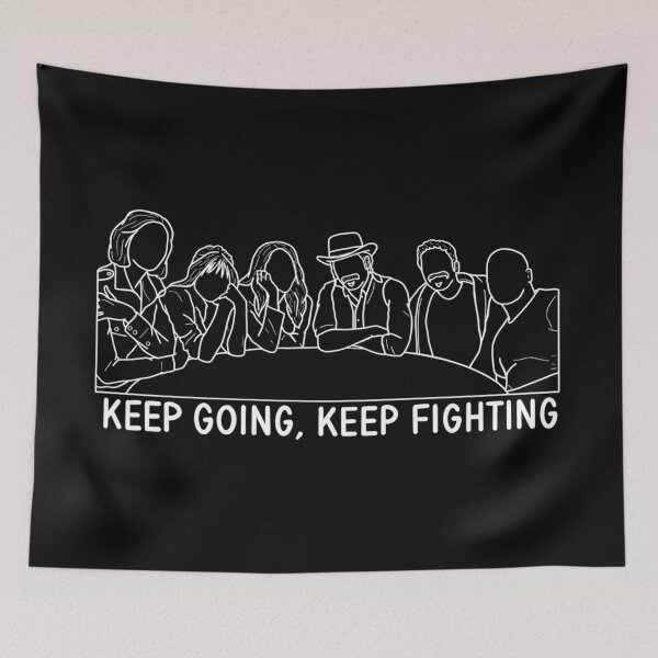 Item preview, Keep Going, Keep Fighting | Wynonna Earp | Fight For Wynonna | White Line designed and sold by EarpBands.