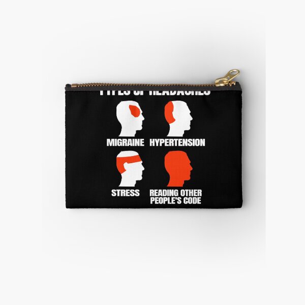 Item preview, Funny Programmer Types of Headaches Coding Gift designed and sold by Stronzi.