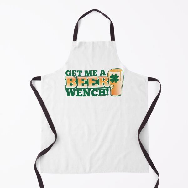 Item preview, GET ME A BEER WENCH! with pint glass and shamrock designed and sold by jazzydevil.