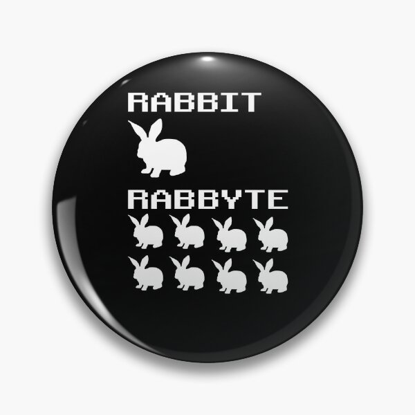 Item preview, Funny Rabbit Rabbyte Programmer Computer Humor  designed and sold by Stronzi.